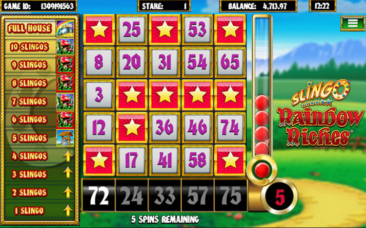 how to play slingo rainbow riches , why is rainbow riches not working