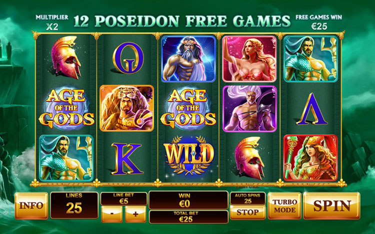 Age of the Gods Slots Slingo