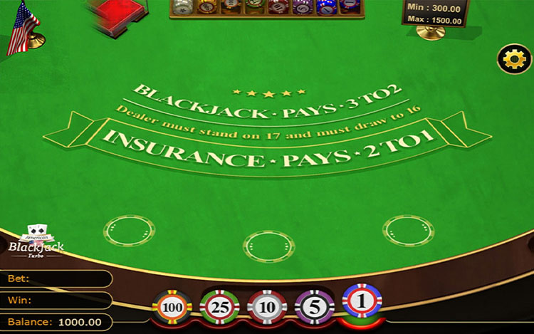 American Blackjack Turbo Casino Slingo