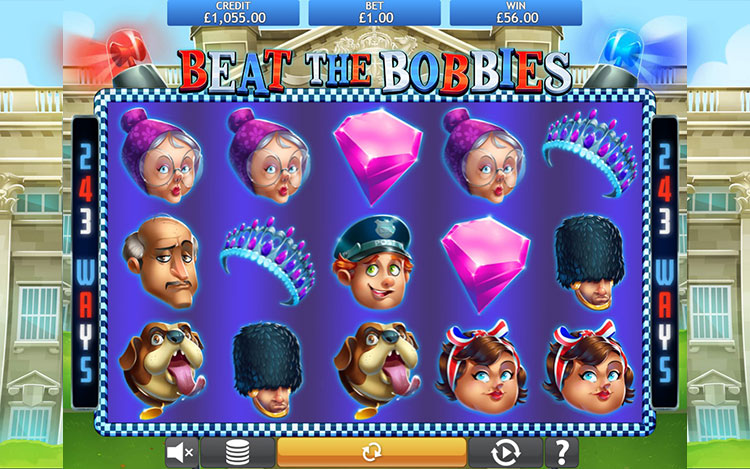 Beat the Bobbies Slots Slingo