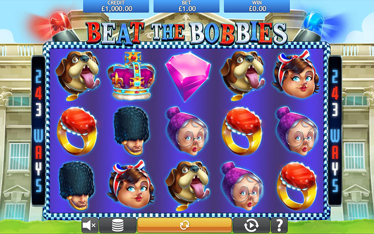 Beat the Bobbies Slots Slingo