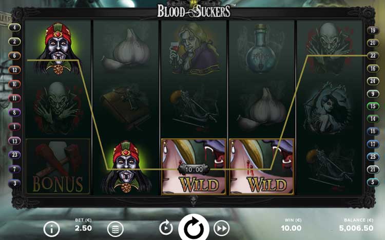 Blood Suckers Slots Slingo