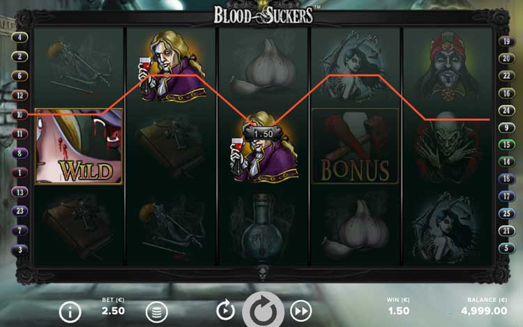 Blood Suckers Slots Slingo