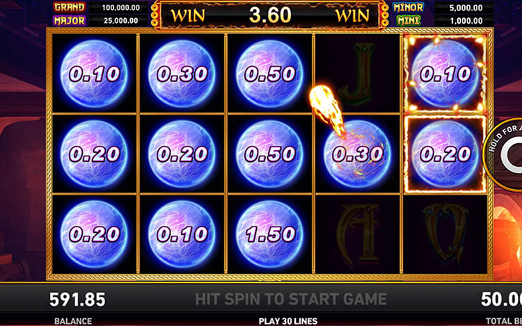 Blue Wizard Slots Slingo