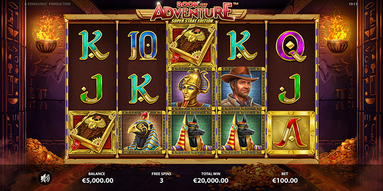 Book of Adventure Super Stake Edition Slots Slingo