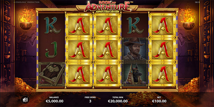 Book of Adventure Super Stake Edition Slots Slingo