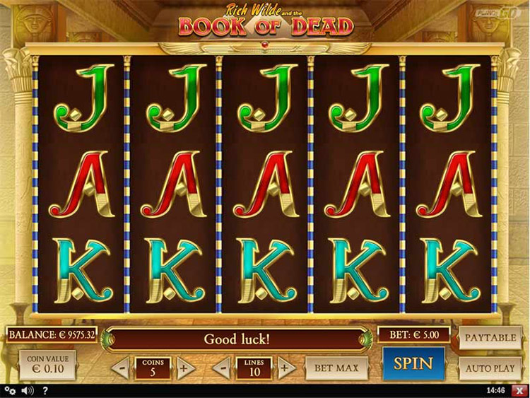 Book of Dead Slots Slingo