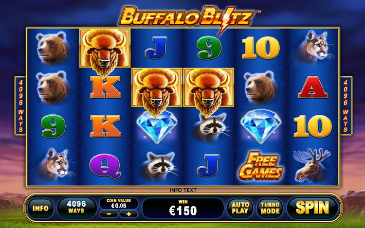 Buffalo Blitz Slots Slingo