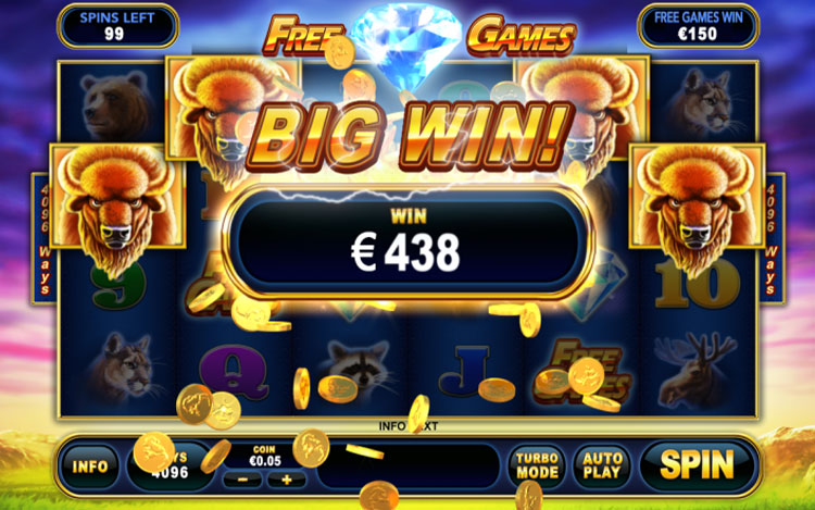 Buffalo Blitz Slots Slingo