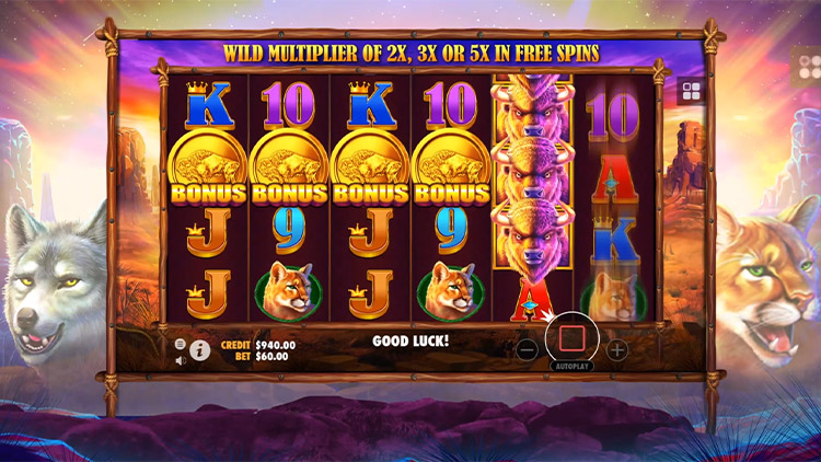 Buffalo King Slots Slingo