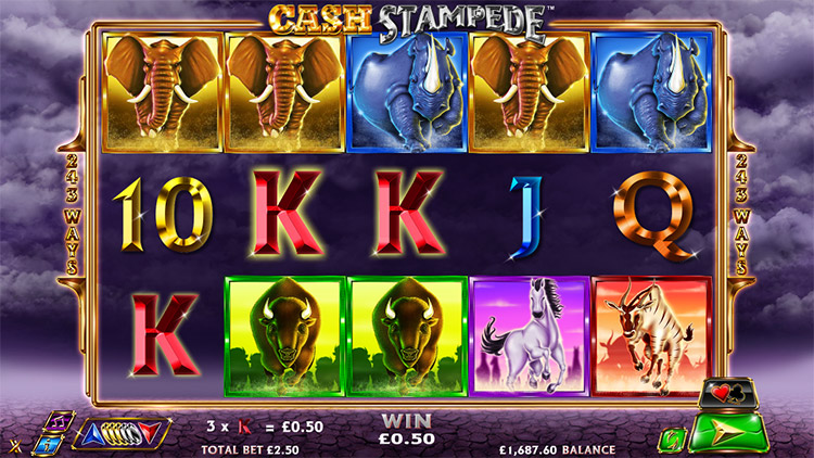 Cash Stampede Slots Slingo