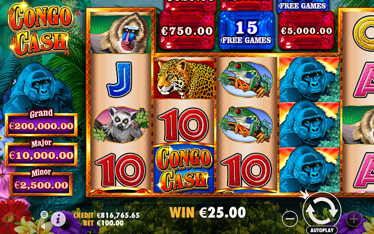 Congo Cash Slots Slingo