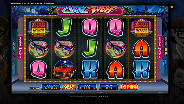 Cool Wolf Slots Slingo