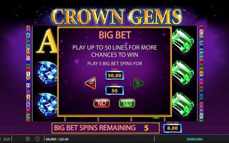 Crown Gems Slots Slingo