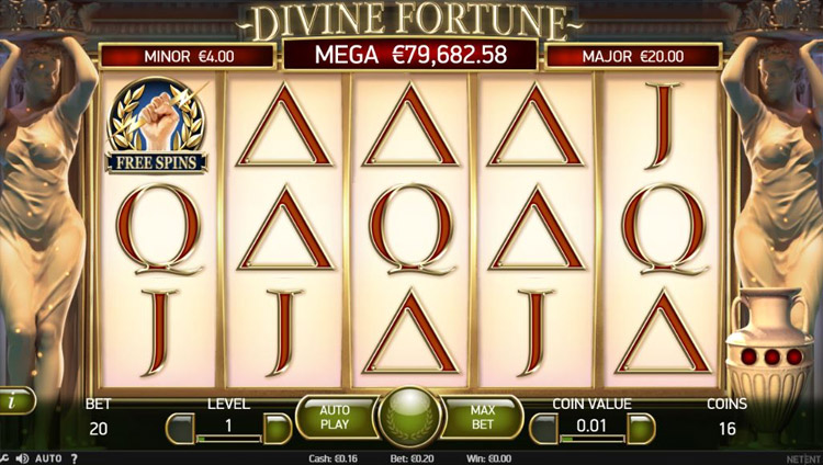 Divine Fortune Slots Slingo