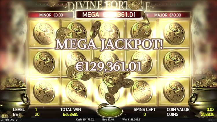 Divine Fortune Slots Slingo