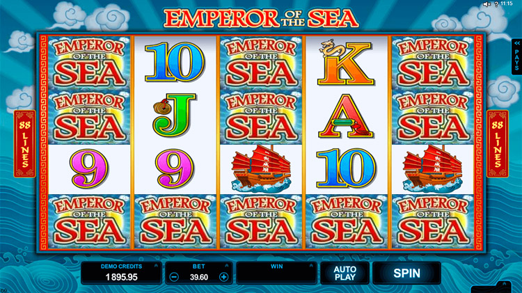 Emperor of the Sea Slots Slingo