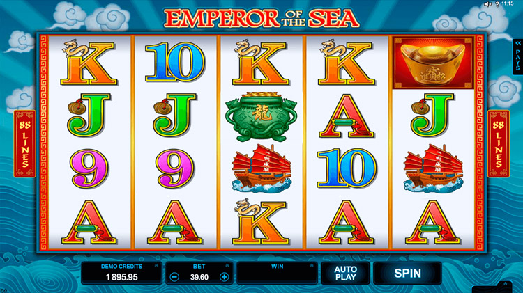 Emperor of the Sea Slots Slingo