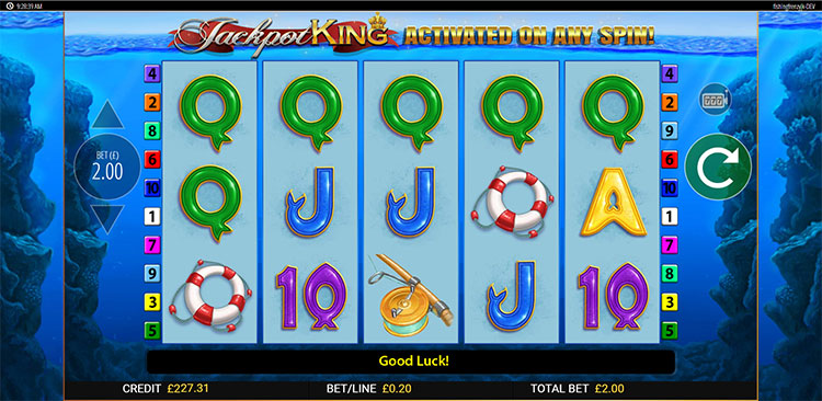 Fishin’ Frenzy JPK Slots Slingo