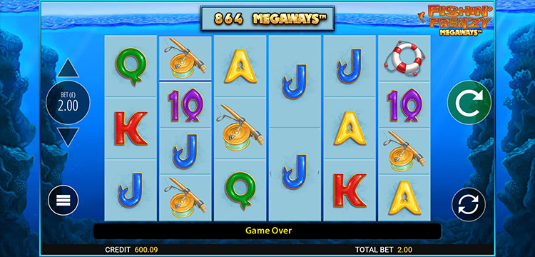 Fishin Frenzy Megaways Slots Slingo