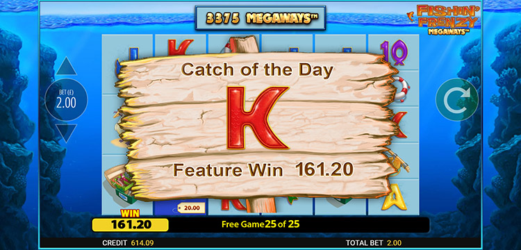 Fishin Frenzy Megaways Slots Slingo