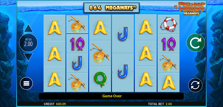 Fishin Frenzy Megaways Slots Slingo