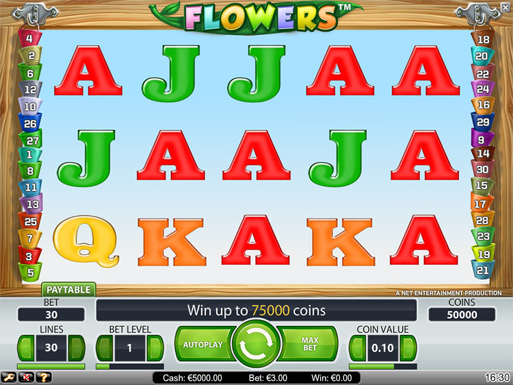 Flowers Slots Slingo