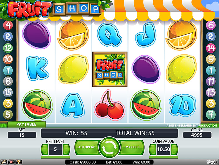 Fruit Shop Slots Slingo