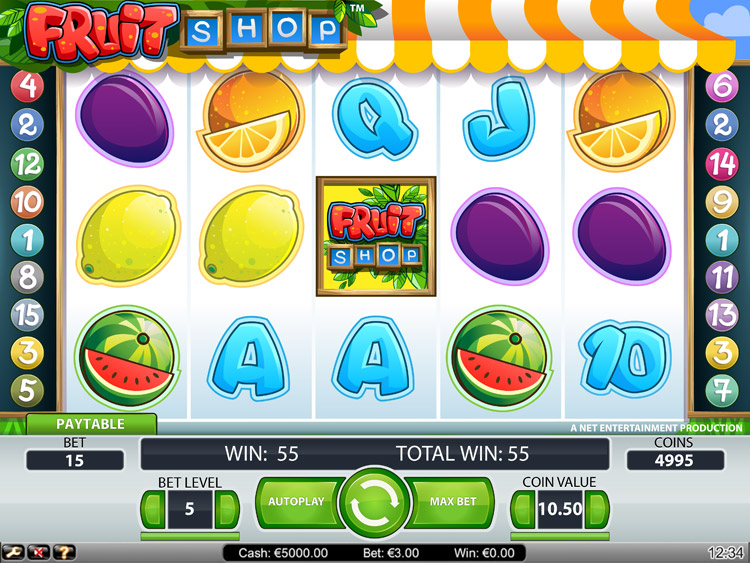 Fruit shop slot deals free