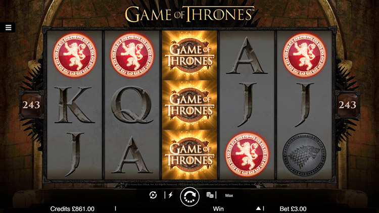 Game of Thrones 243 Ways to Win Slots Slingo