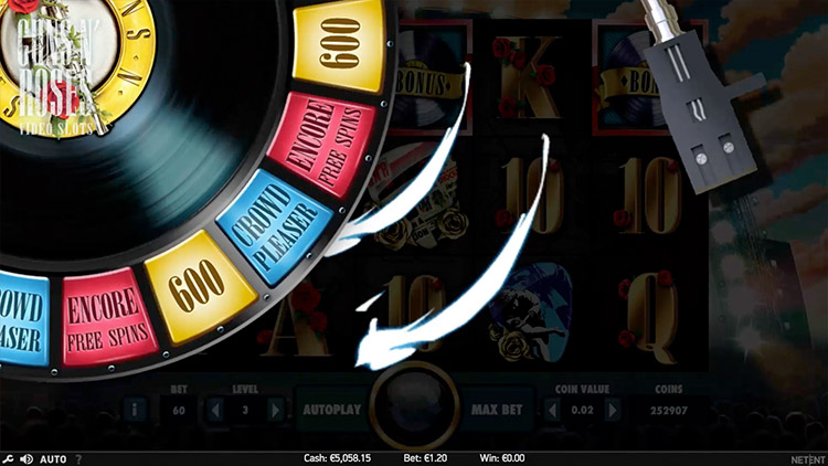 Guns N' Roses Slots Slingo