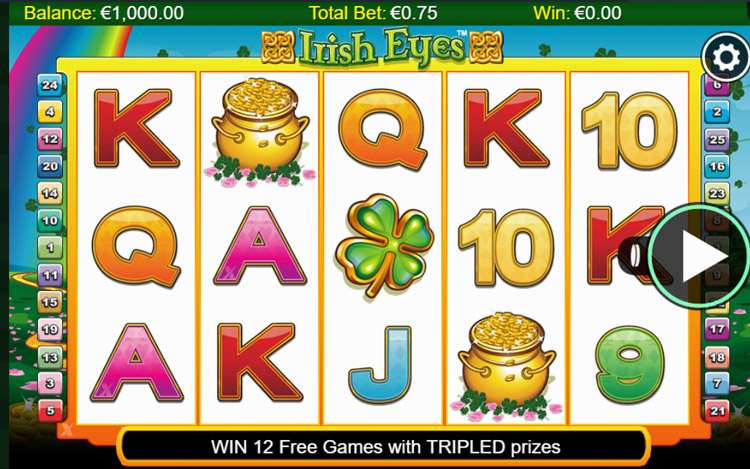 Irish Eyes Slots Slingo