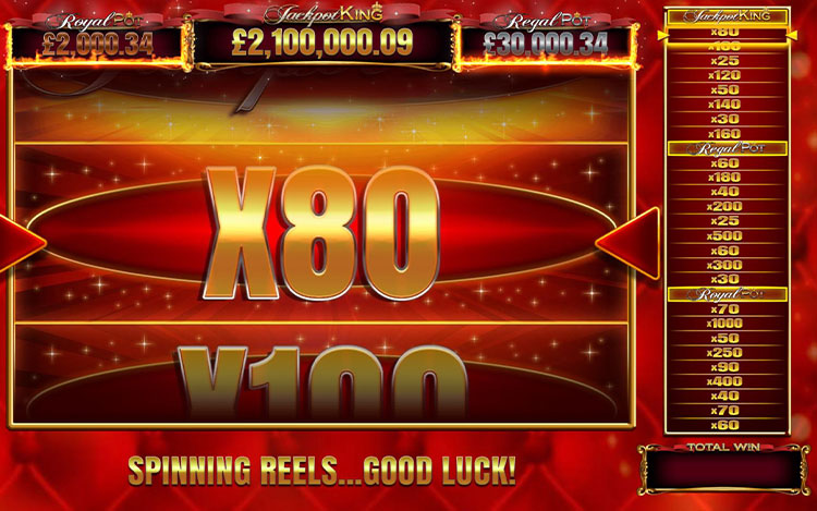 Jackpot King Prize Lines Slots Slingo