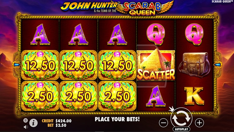 John Hunter and the Scarab Queen Slots Slingo