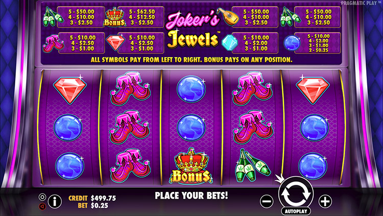 Joker’s Jewels Slots Slingo