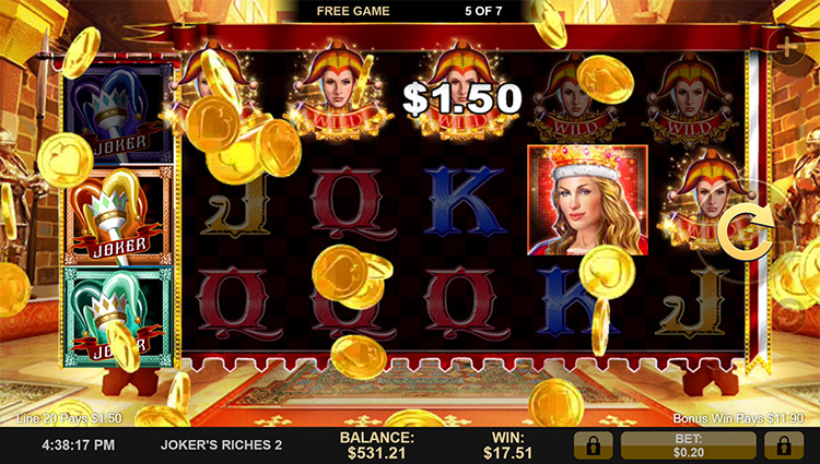 Joker's Riches 2 Slots Slingo