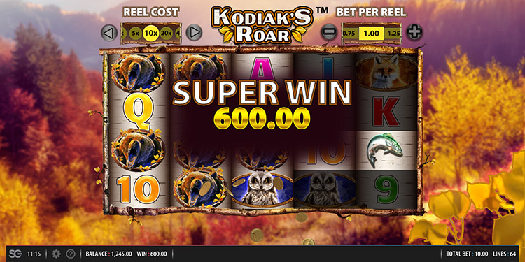 Kodiak's Roar Slots Slingo