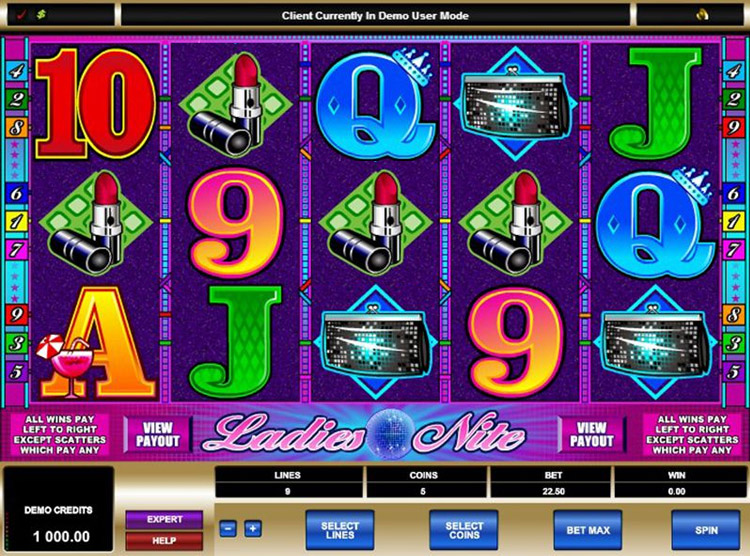 Ladies Nite Slots Slingo