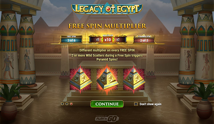 Legacy of Egypt Slots Slingo