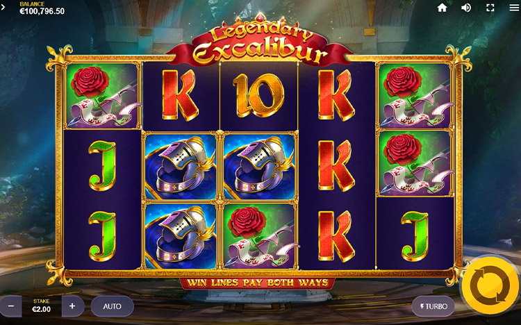 Legendary Excalibur Slots Slingo