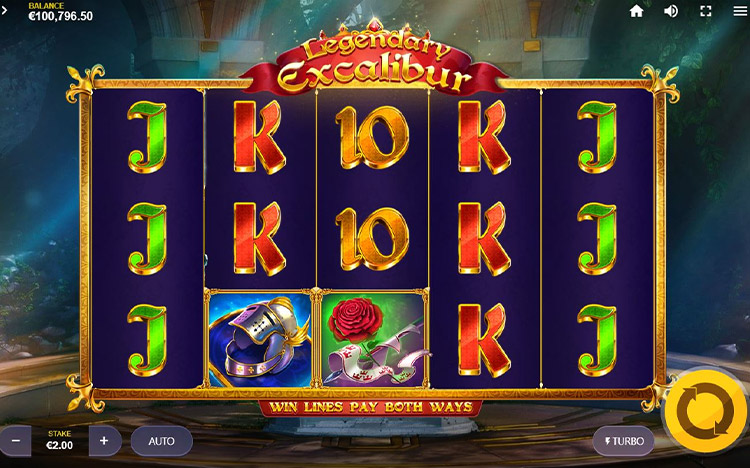 Legendary Excalibur Slots Slingo