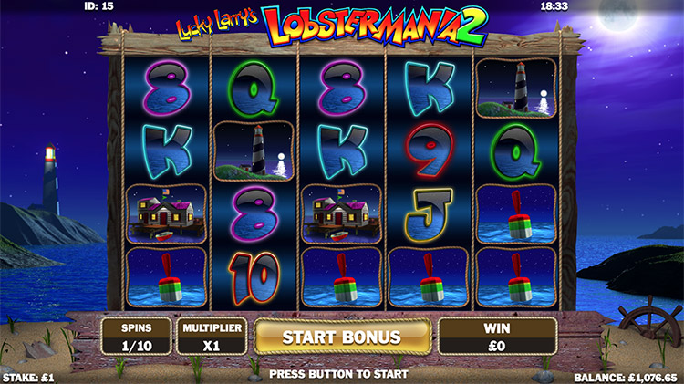 Slingo Lucky Larry's Lobstermania Slots Slingo