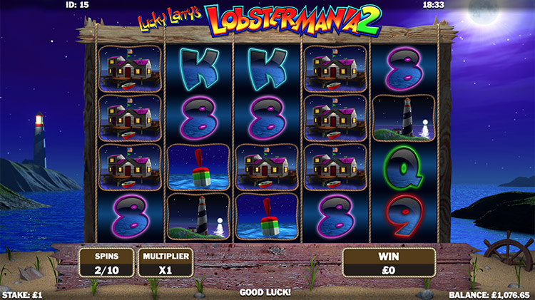 Slingo Lucky Larry's Lobstermania Slots Slingo