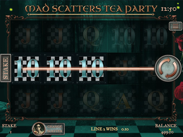 Mad Scatters Tea Party Slots Slingo