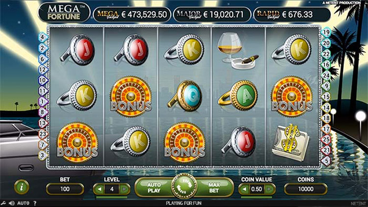 Mega Fortune Slots Slingo