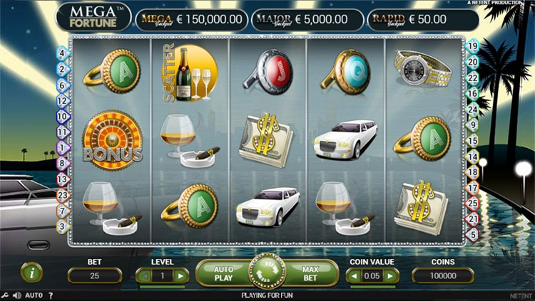 Mega Fortune Slots Slingo