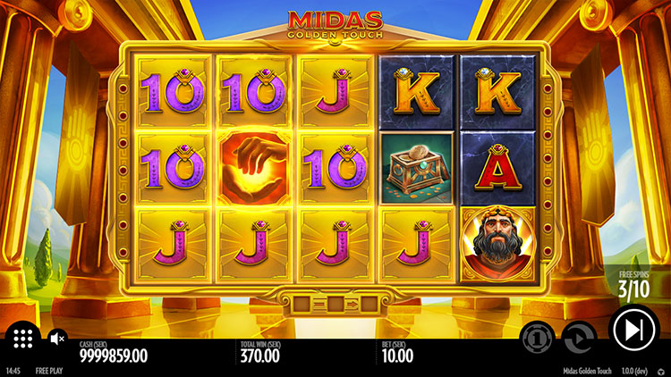 Midas Golden Touch Slots Slingo