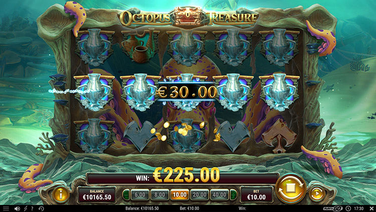 Octopus Treasure Slots Slingo