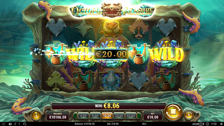 Octopus Treasure Slots Slingo