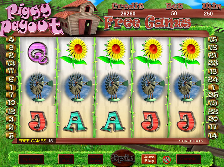 Piggy Payout Slots Slingo